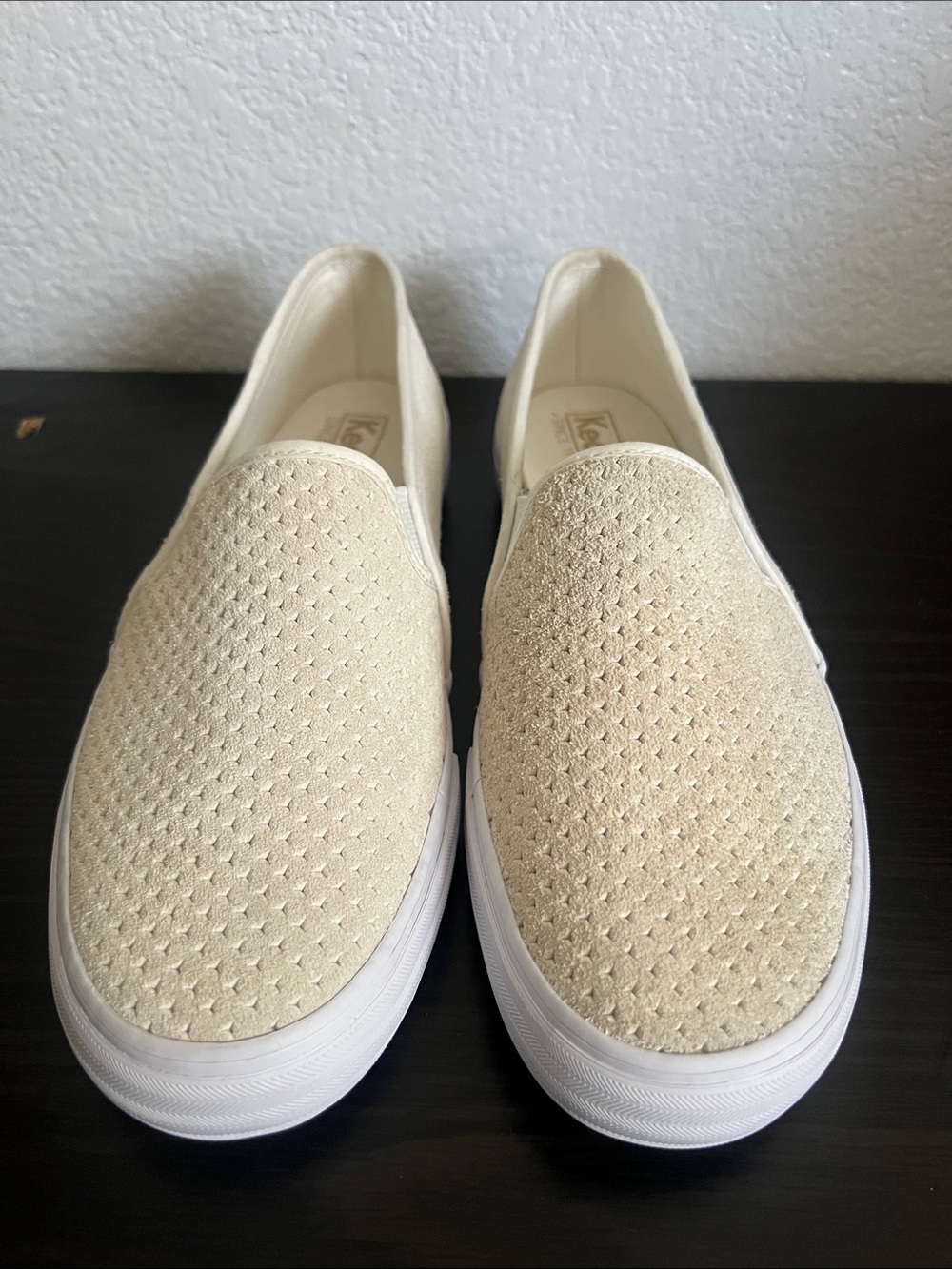 Keds Beige Slip-On Sneakers